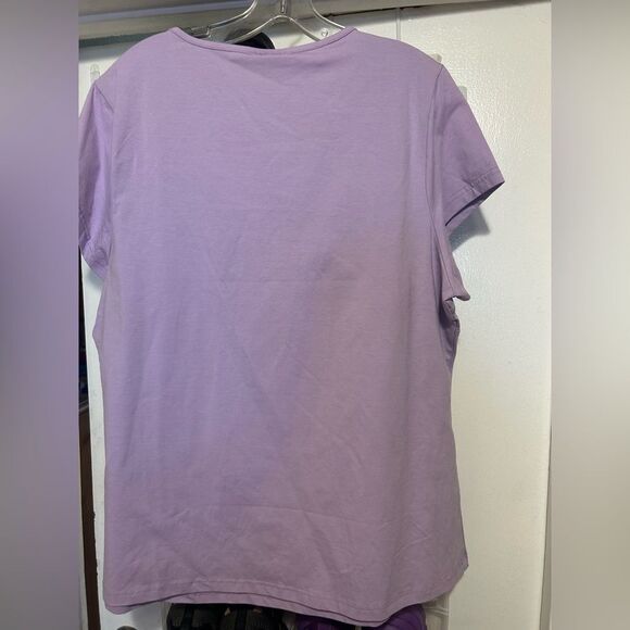 NWT CCX Relaxed Purple Short Sleeve Tee - Picture 9 of 10